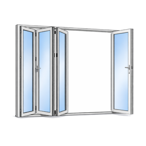 Aluminium bi-folds