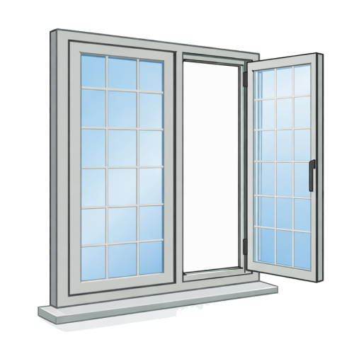 Flush windows open