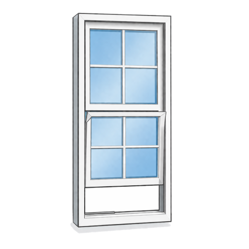 Sash windows open