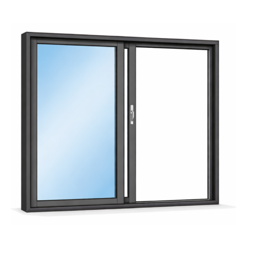 Sliding patio doors open